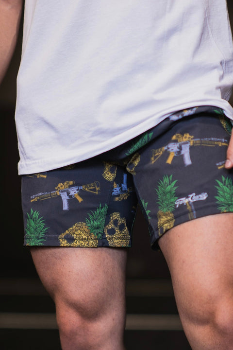 Men's Performance Training Shorts | 5.5"- Tropic Thunder Edition