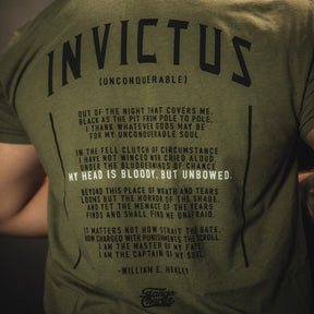 tango charlie - invictus t-shirt back