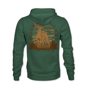 mucker bucket - chasin' tail premium hoodie back