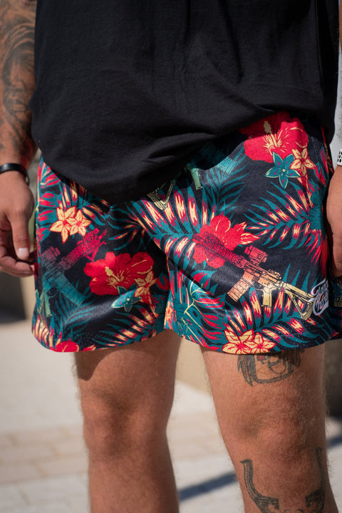 Men's Mesh Lifestyle Shorts | 5.5"- Tropical Assassin