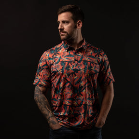 grunt style - range paradise men's polo