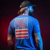 Stars & Bars Men's Tee- Royal