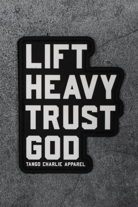 Lift Heavy. Trust God. - Patch
