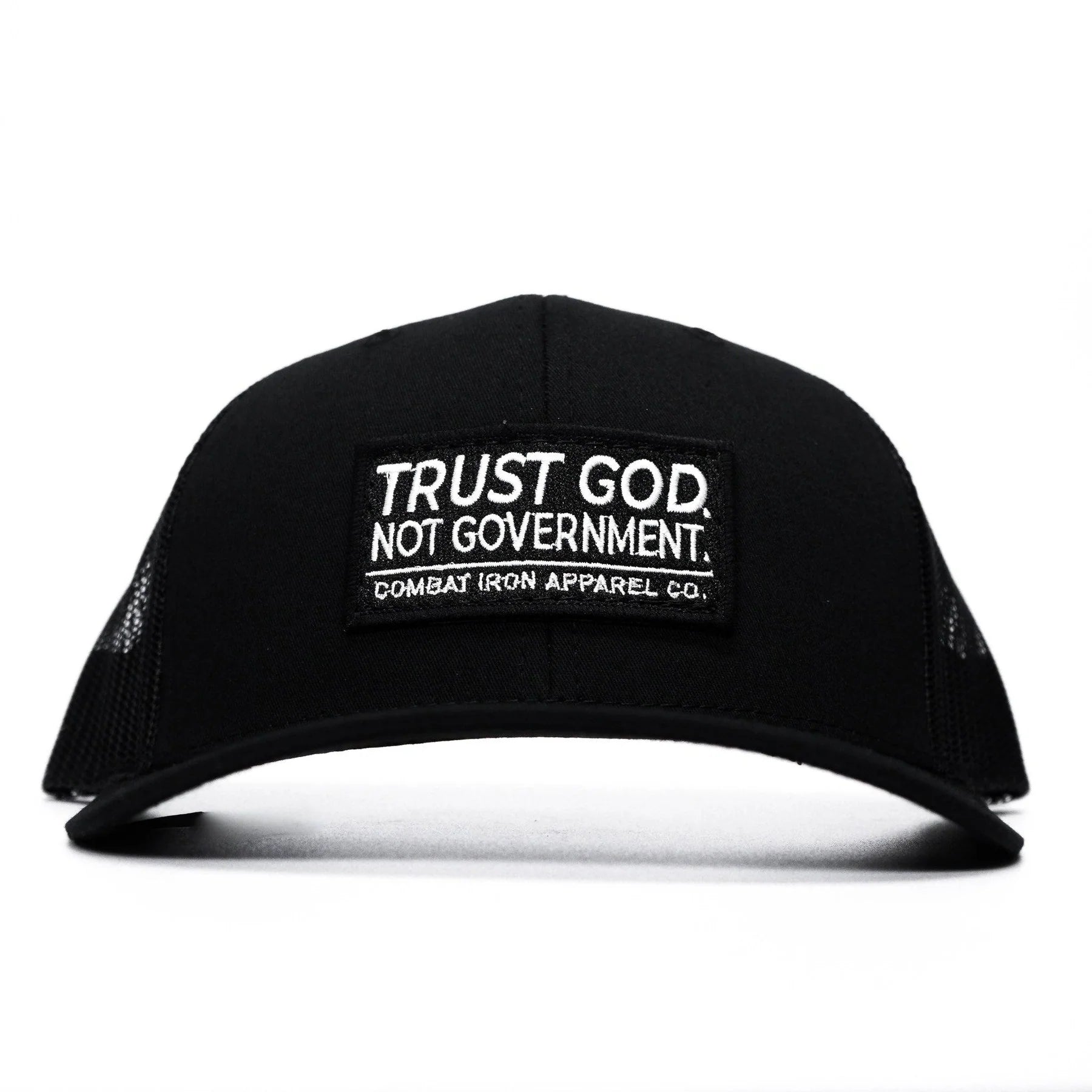 Trust God. Not Government. Mid-Profile Mesh Snapback