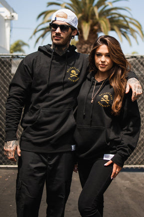 relentless betrayal - unisex lost at sea hooded sweatshirt on models