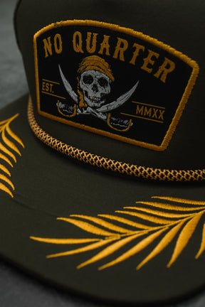 relentless betrayal - no quarter gold leaves snapback