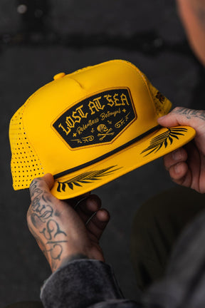 relentless betrayal - lost at sea gold snapback