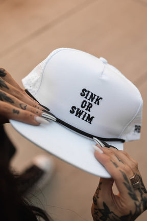 relentless betrayal - sink or swim whiteout snapback