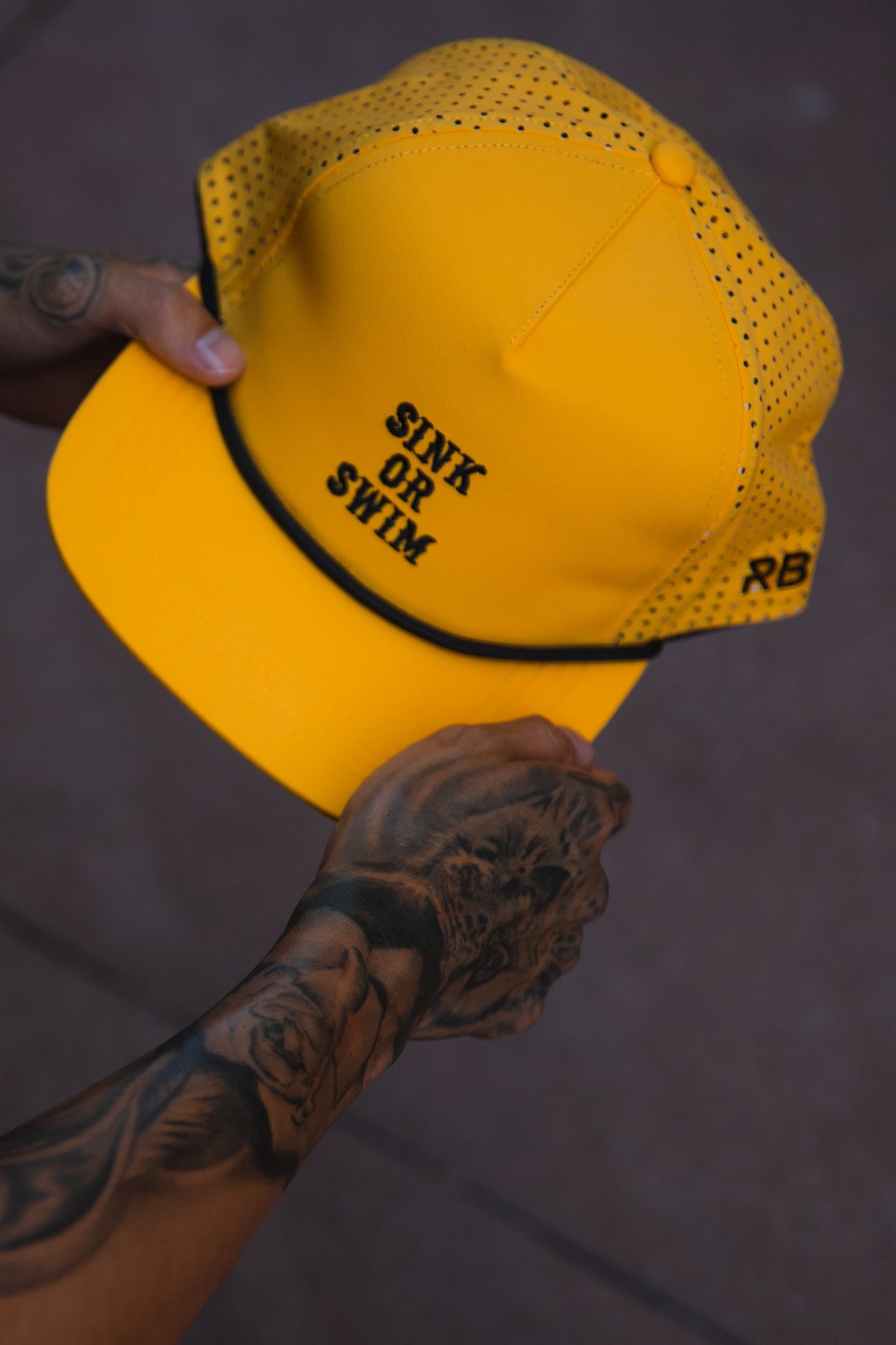 relentless betrayal - gold sink or swim snapback