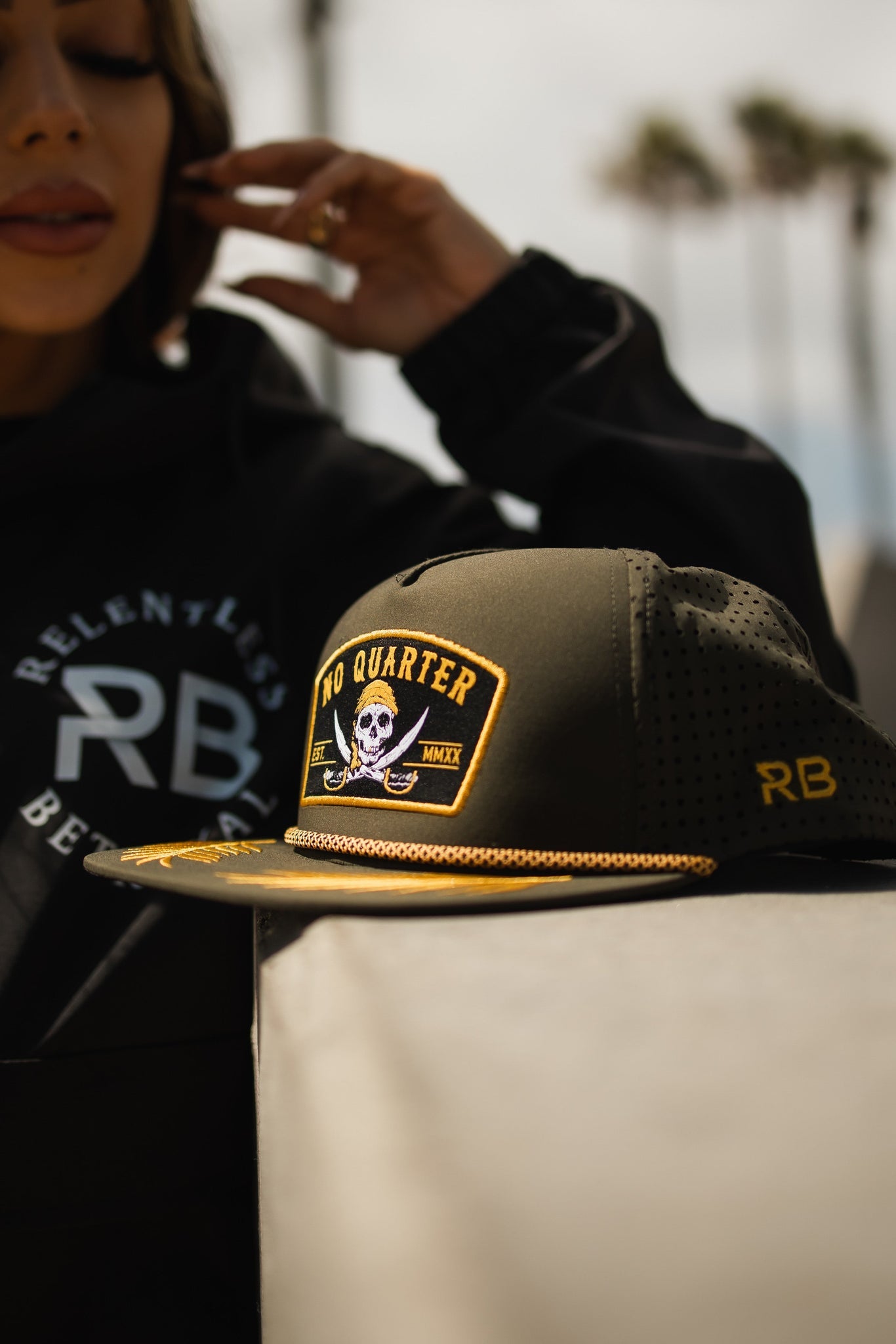 relentless betrayal - no quarter olive snapback