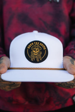 relentless betrayal - burn the ships whiteout snapback front