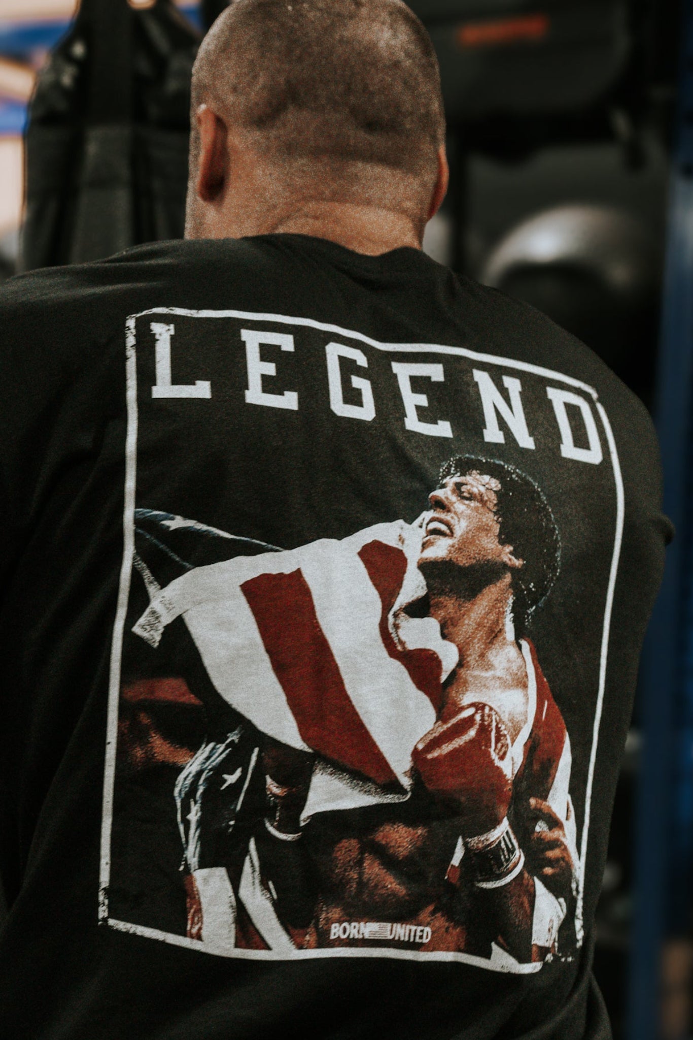 born united - legend rocky t-shirt back
