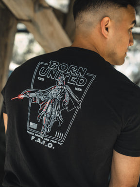 born united - force around and find out vader tee shirt on model