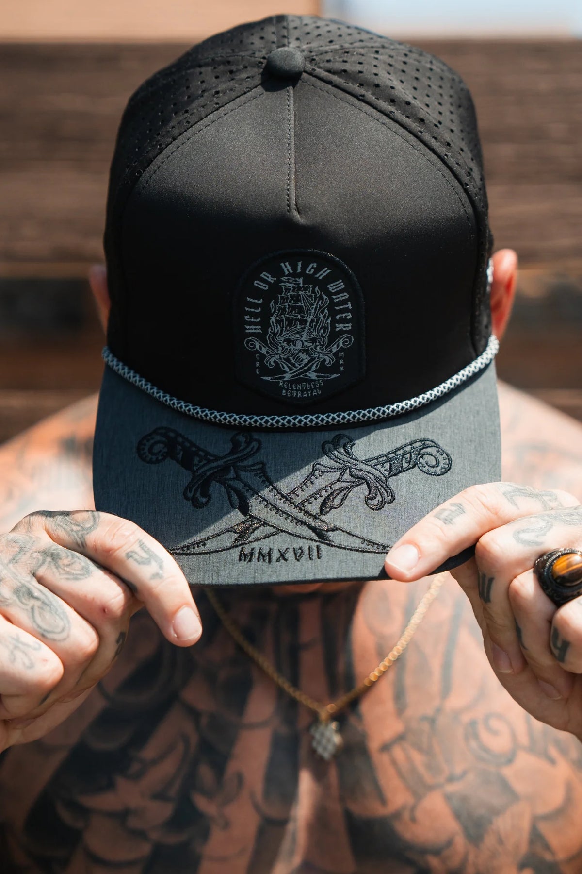 Hell Or High Water Gray Snapback