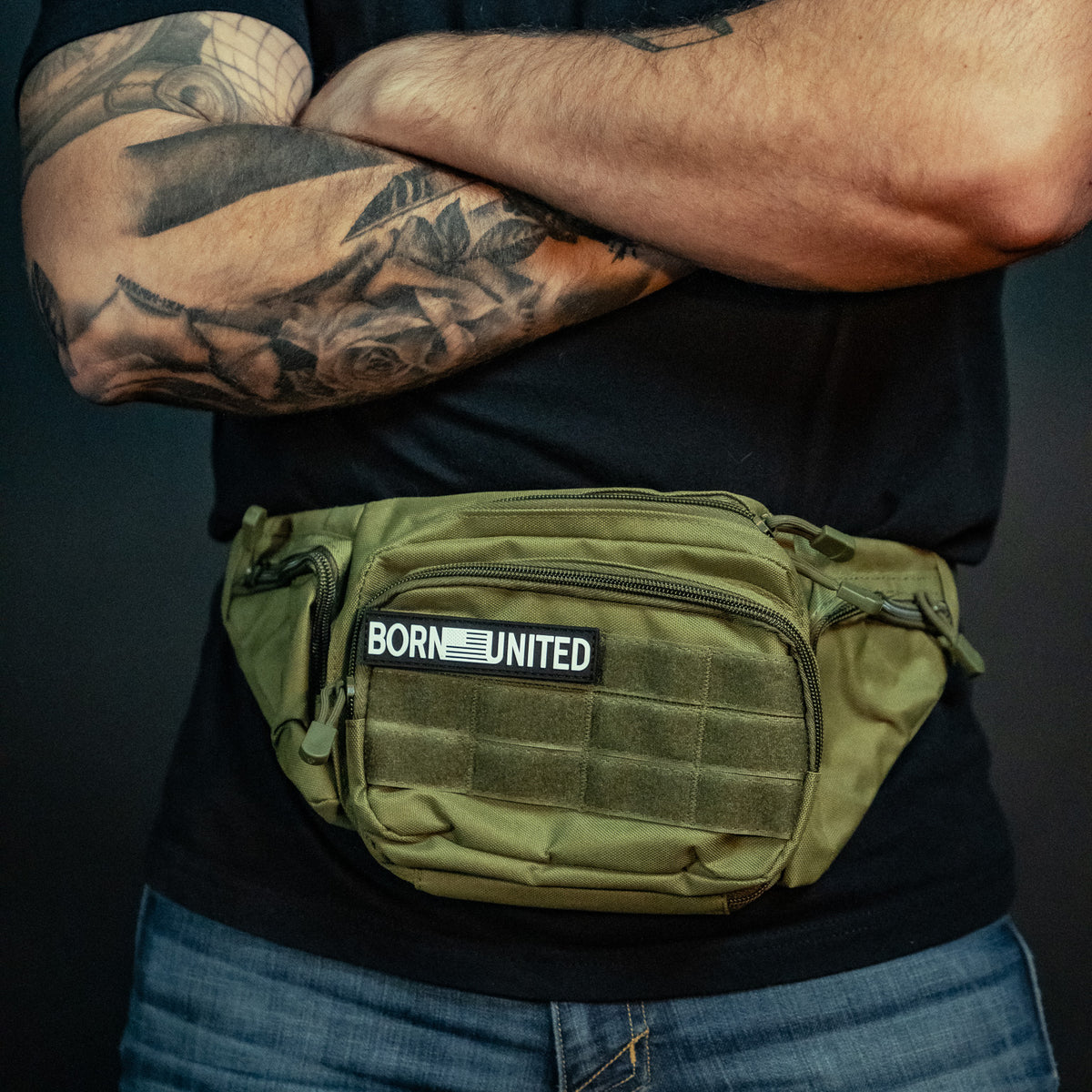 lesserafim m2 フルコンプ oliveyoung カムバック OD Green Tac-Fanny-Pac