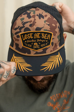 relentless betrayal - lost at sea detailed two toned bill snapback