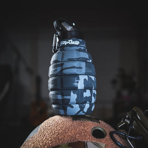 tango charlie - humble and hydrated water bottle black camo