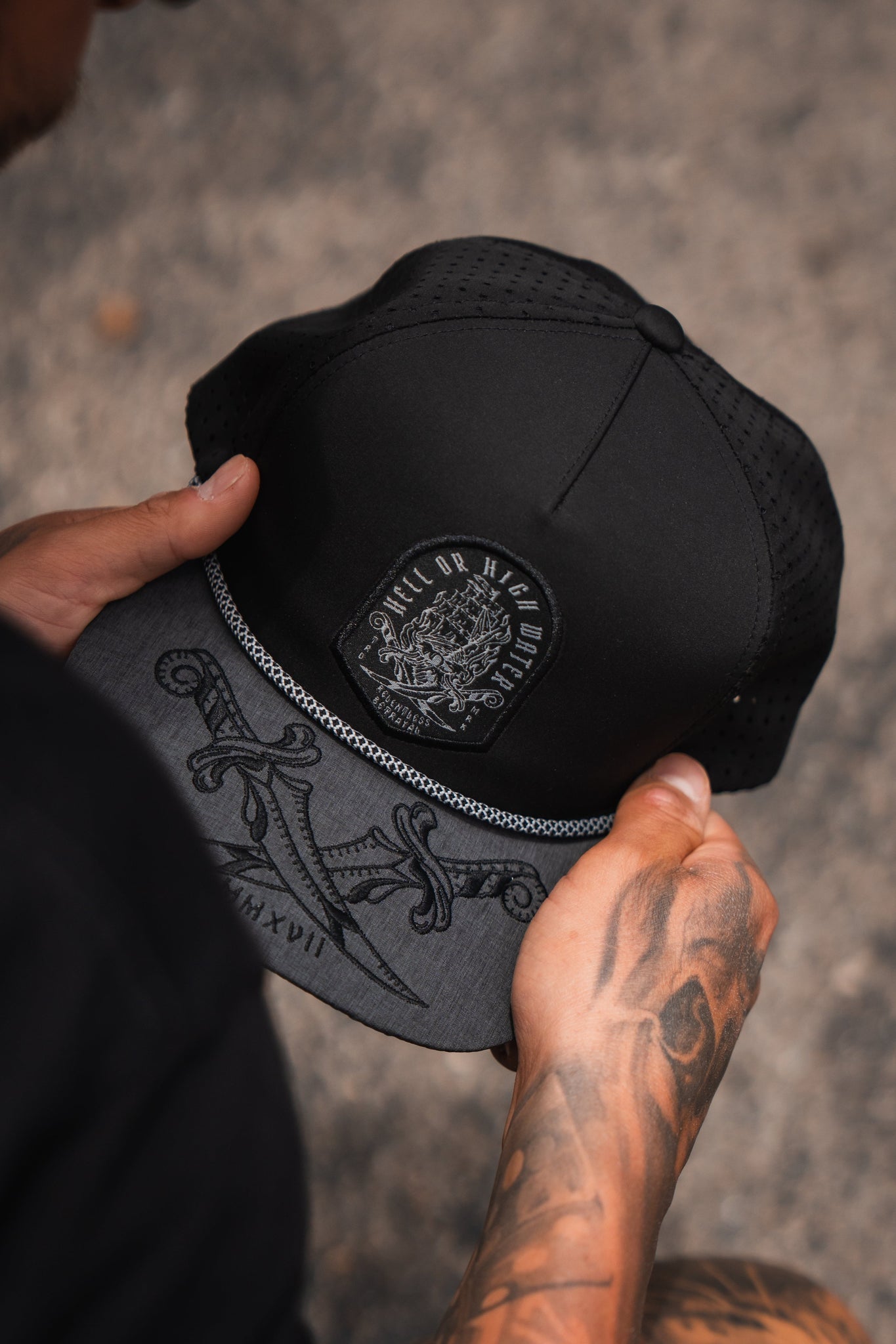 relentless betrayal - detailed brim snapback