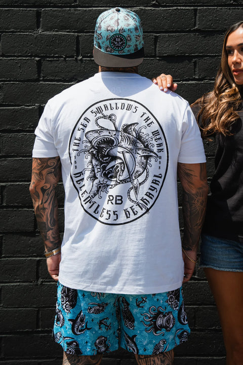 Sea Swallows The Weak White T-Shirt