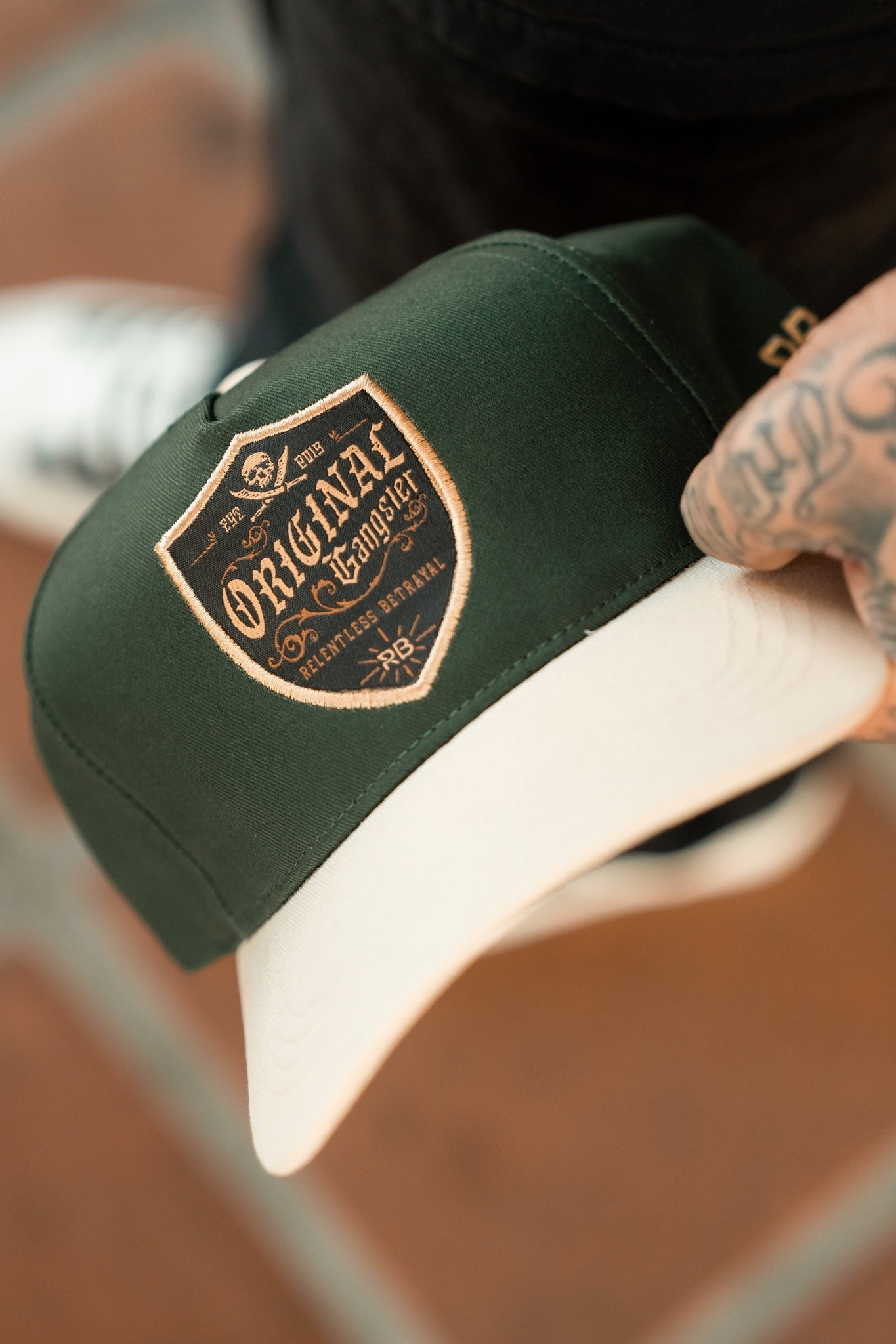 relentless betrayal - og forest green cap