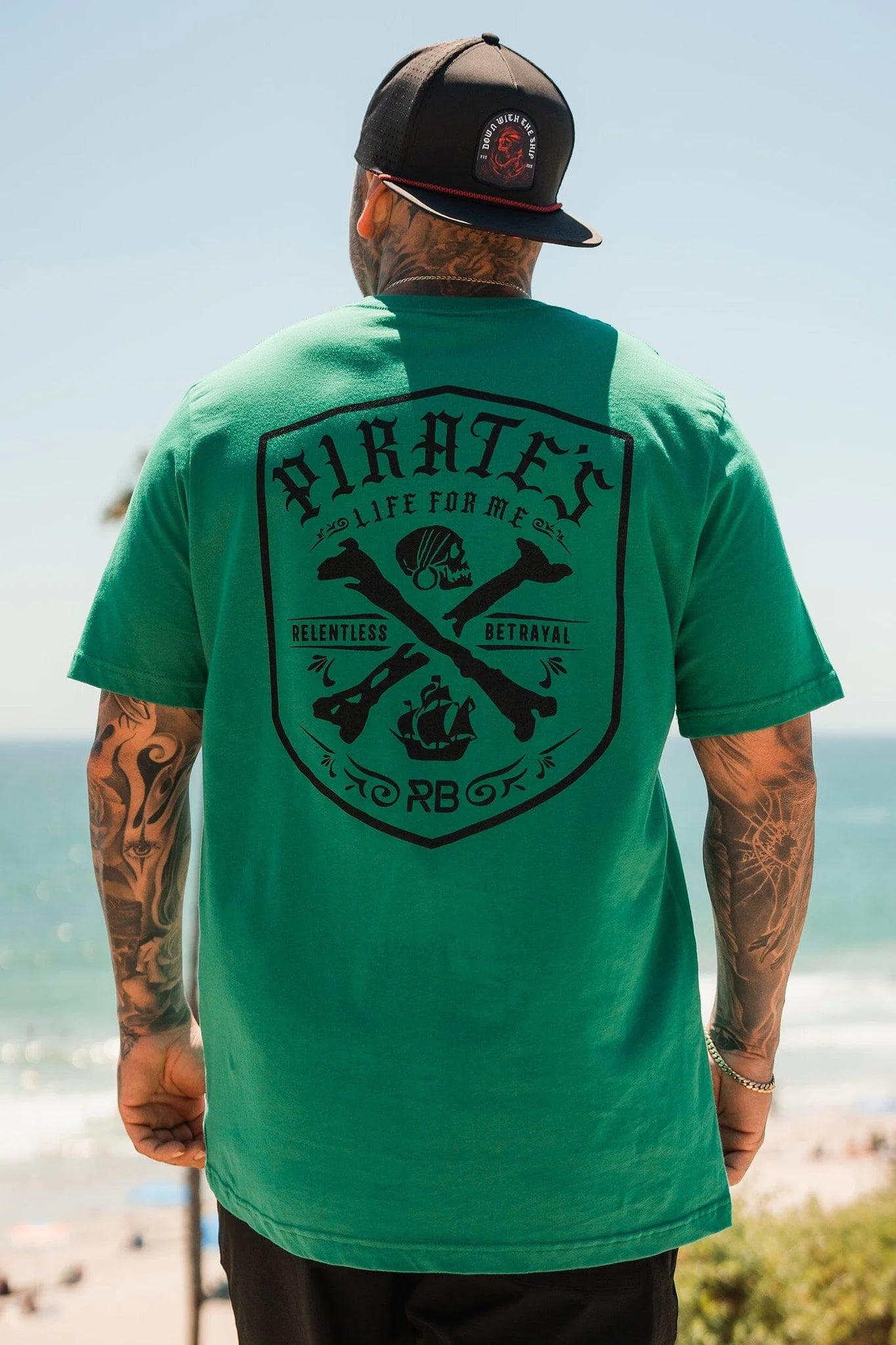 Pirates Life Sea Green T-Shirt