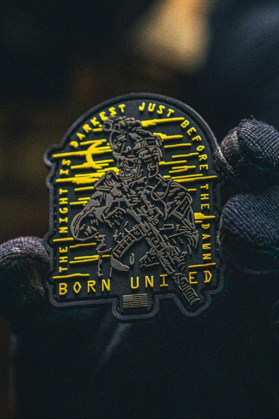 born united - before dawn pvc patch