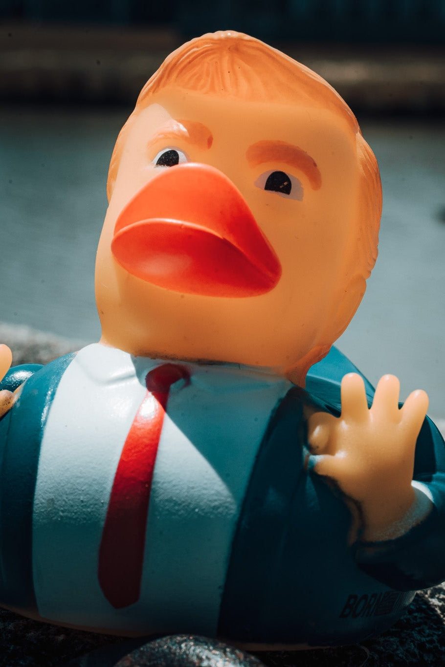 The Trump Duck out of the lake