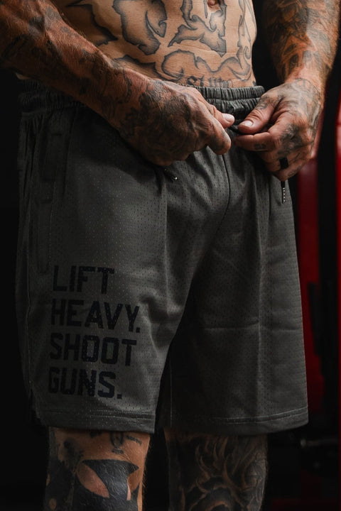 Men's Mesh Lifestyle Shorts | 5.5"- LHSG OD Green