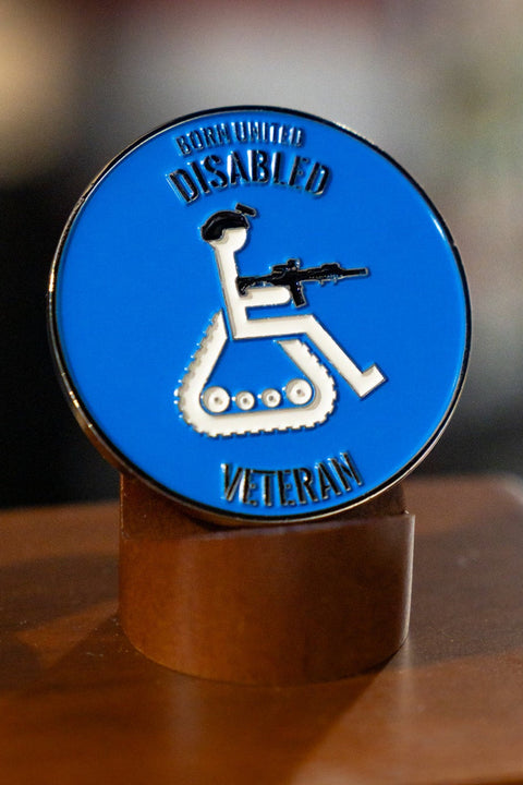 Disabled Vet Challenge Coin