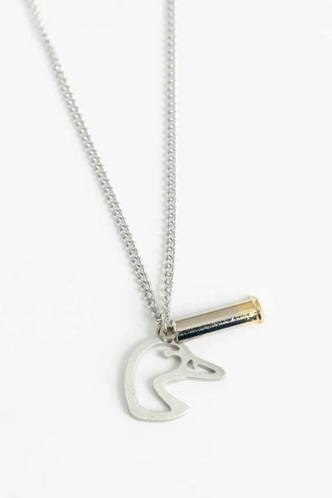 Mallard Duck Shot- Stainless Steel Necklace