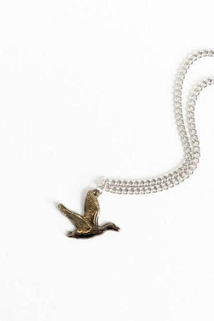 Duck It Golden Wings Necklace