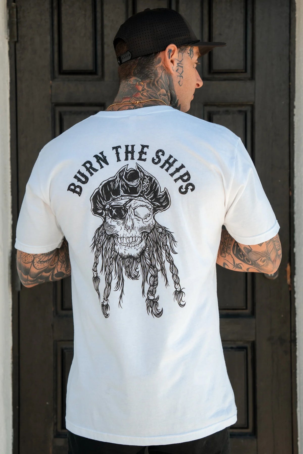 Burn The Ships Tee - White