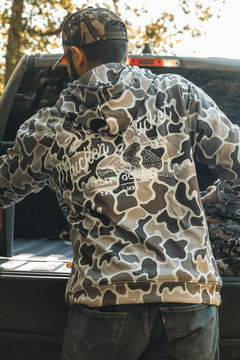 Wood Ducks Premium Athletic Duck Camo Hoodie