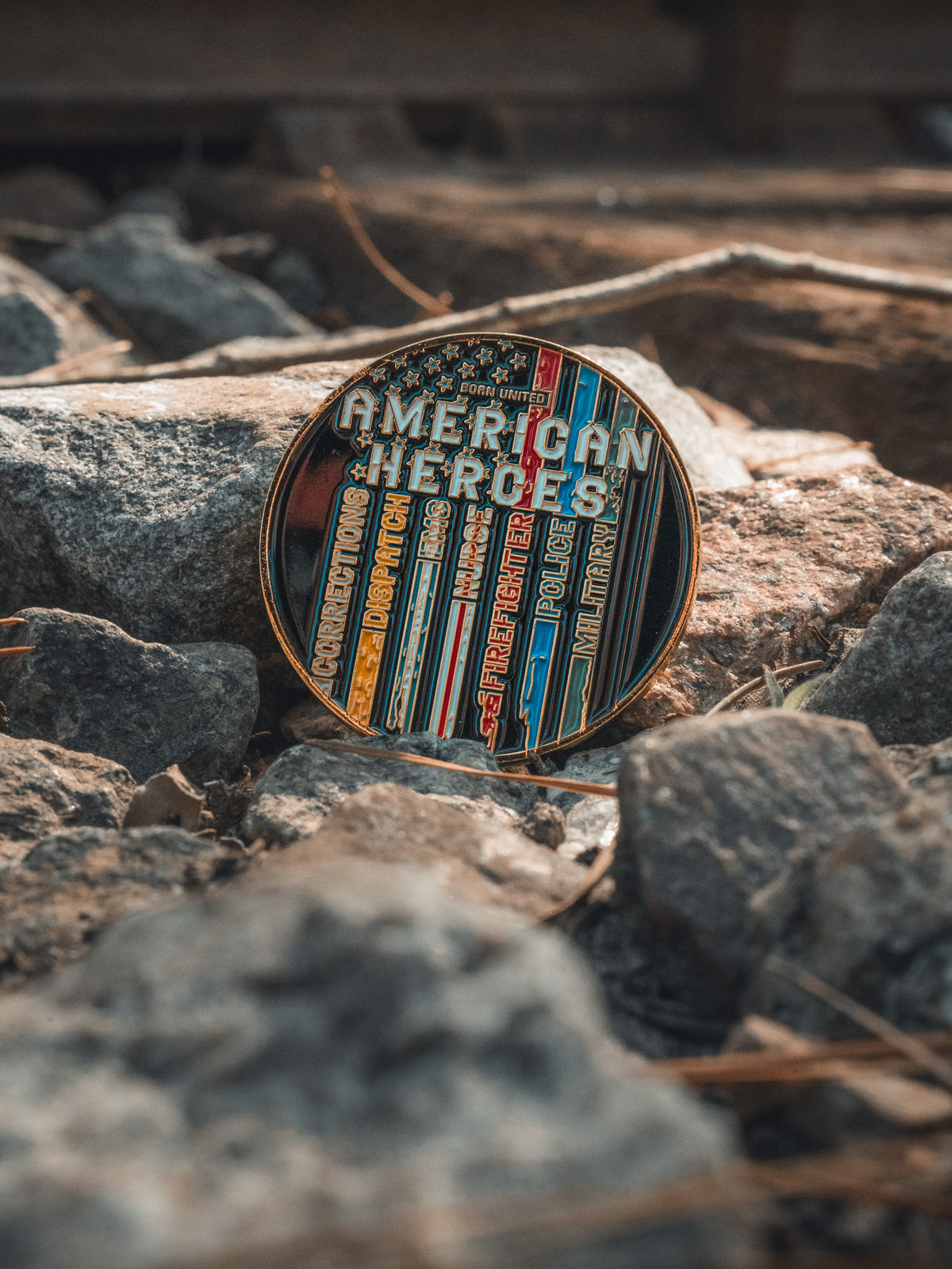 American Heroes Challenge Coin