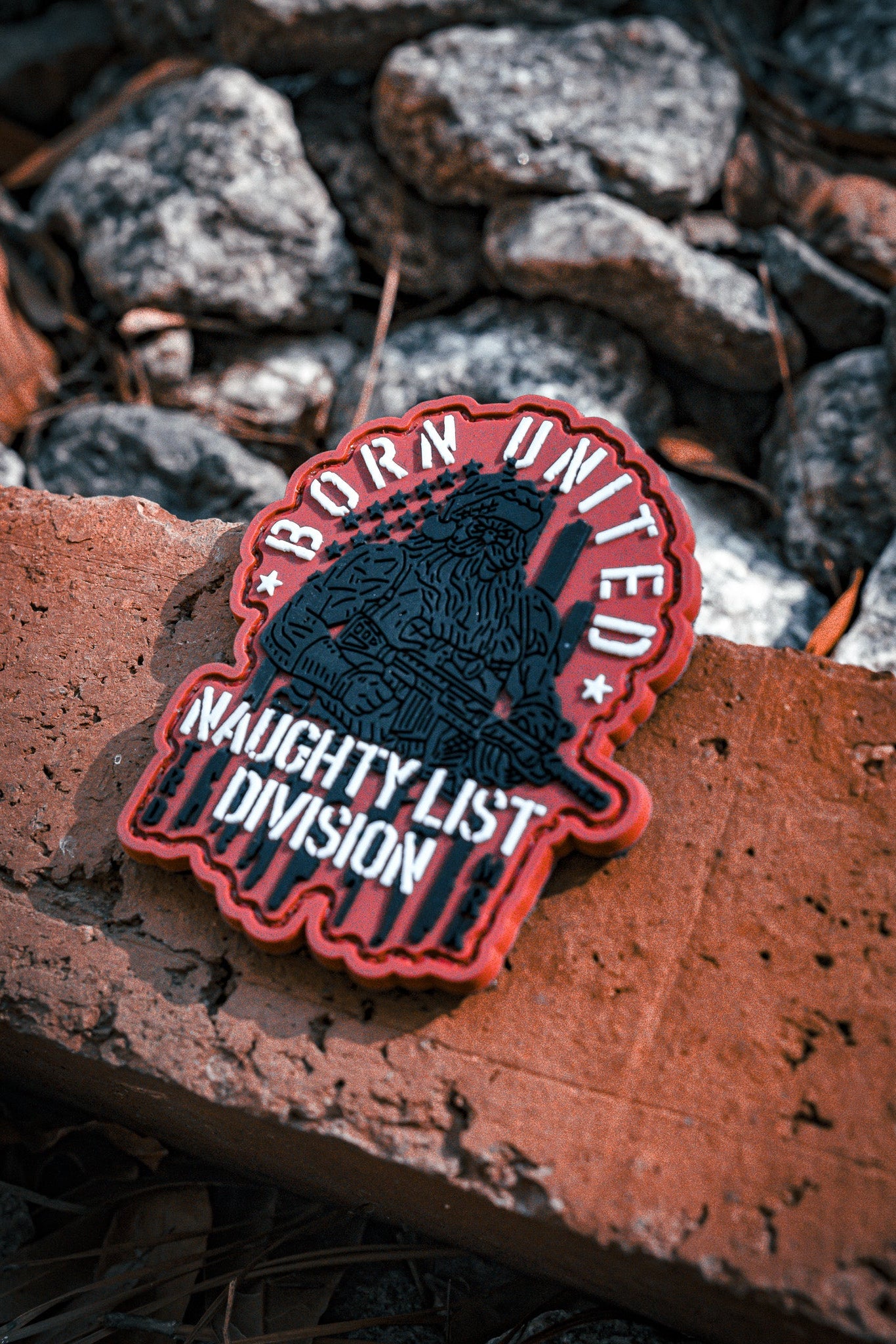 born united - tactical st. nick pvc patch