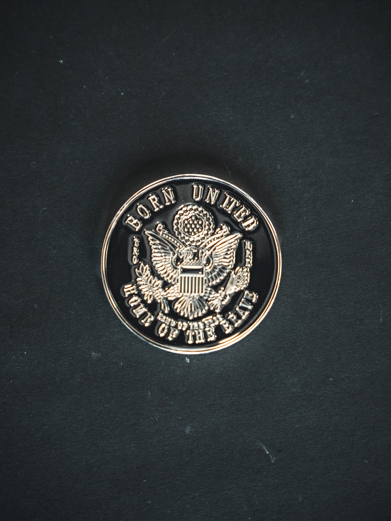 born united - e pluribus unum challenge coin front