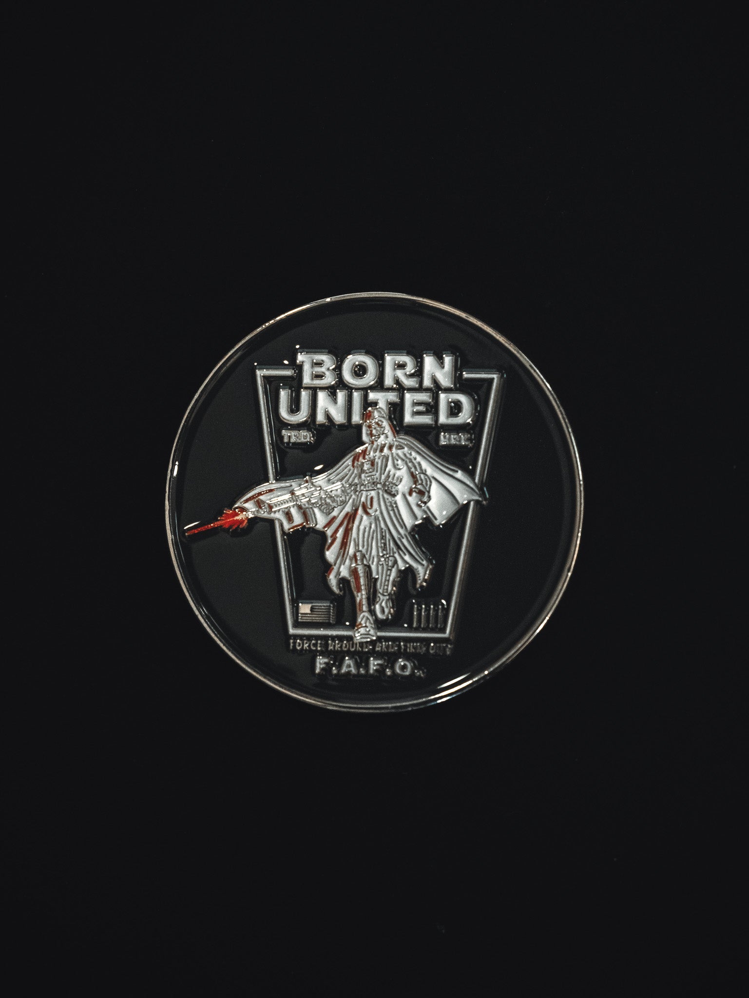 born united - force around and find out vader challenge coin