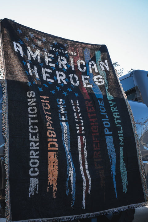 American Heroes Jacquard Blanket
