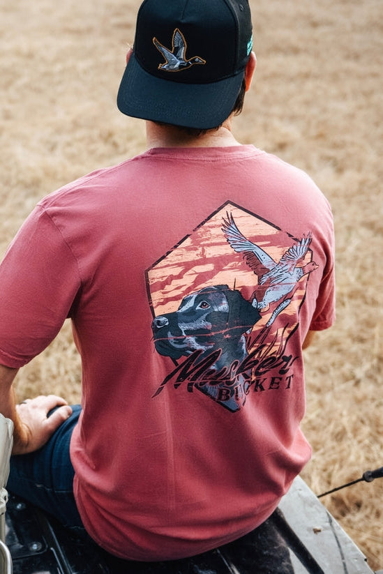 mucker bucket - labrador retriever premium tee