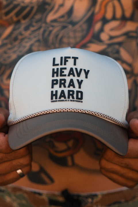 Lift Heavy. Pray Hard. Hydro - Snapback Hat