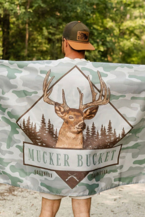 White Tail Camo Flag
