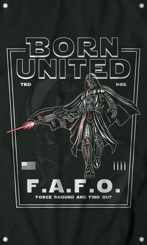 born united - force around and find out vader flag