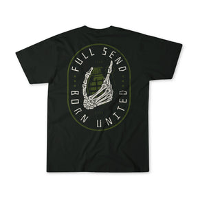 born united - full send black tee