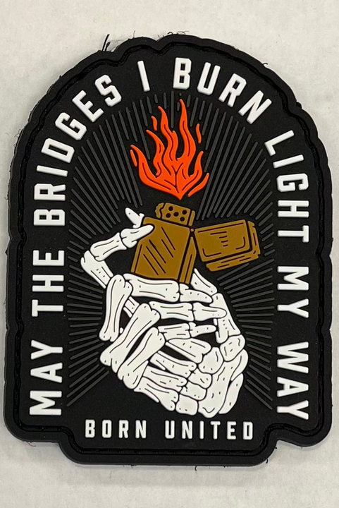 Burning Bridges PVC Patch
