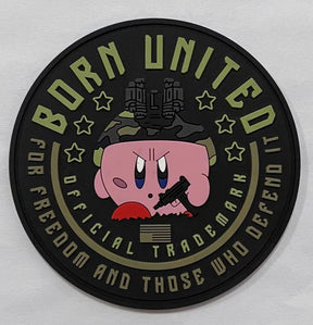 born united - poppin' off pvc patch