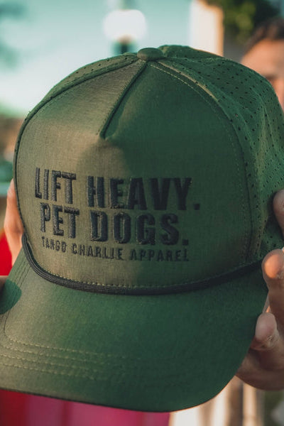 tango charlie - lift heavy pet dogs snapback