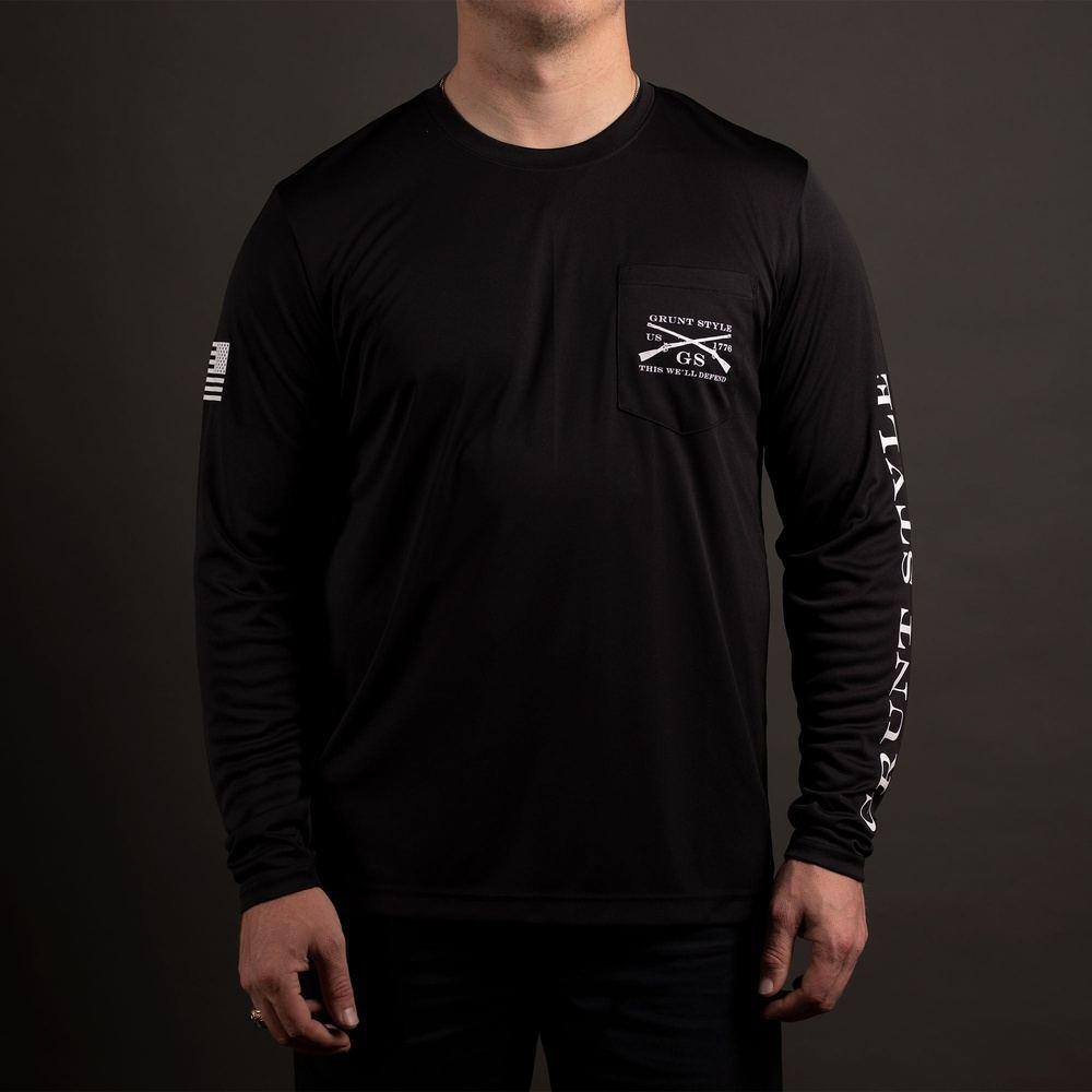 grunt style - overwatch long sleeve shirt on model