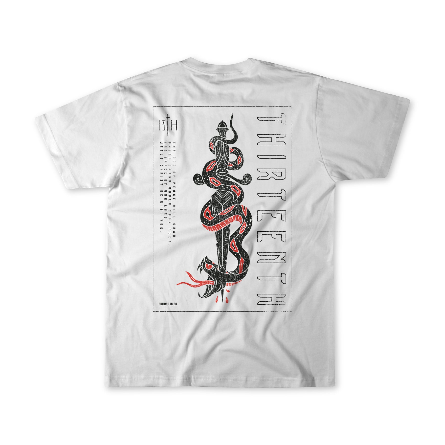 Lucifer's Demise Premium Tee- White