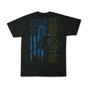 born united - justice for all tee shirt