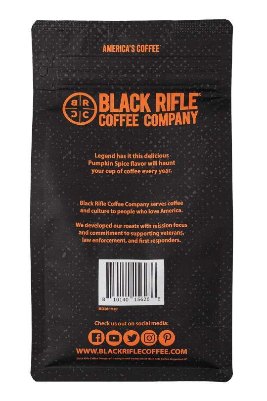 black rifle coffee company - pumpkin spice medium roast